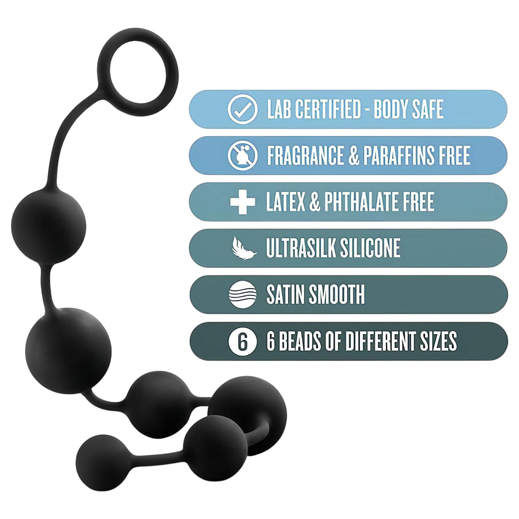 Anal Adventures L - gyöngyös anál dildó #5