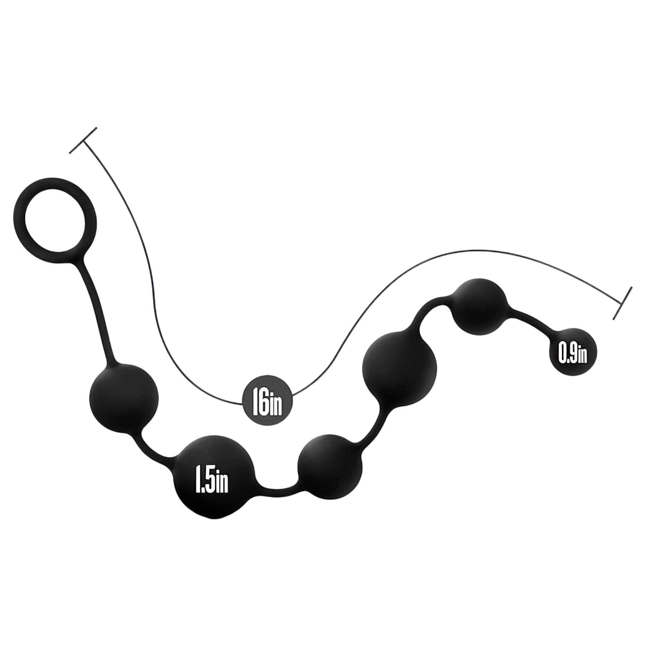 Anal Adventures L - gyöngyös anál dildó #6