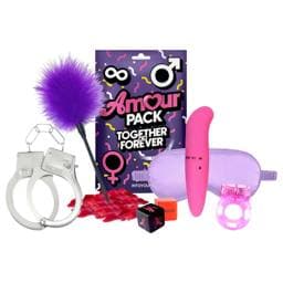 Amour Pack Forbidden Desires - kezdő szett vibrátorral - 7 részes #1