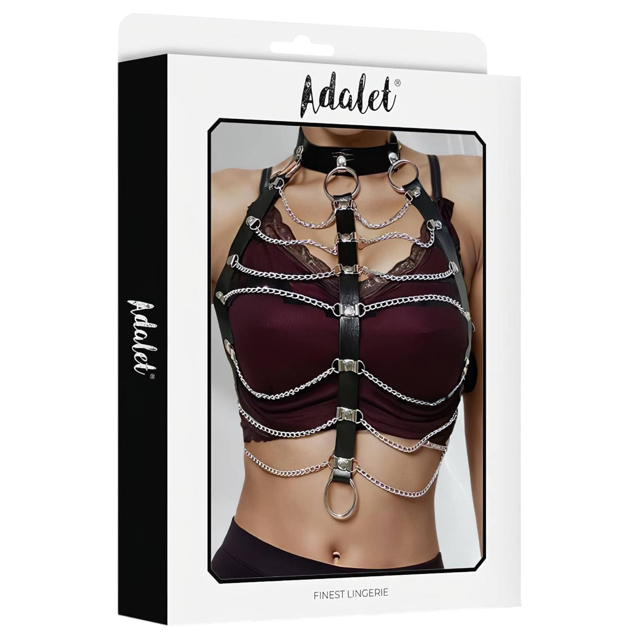 Adalet Hilda - vegán bőr láncos hám #2