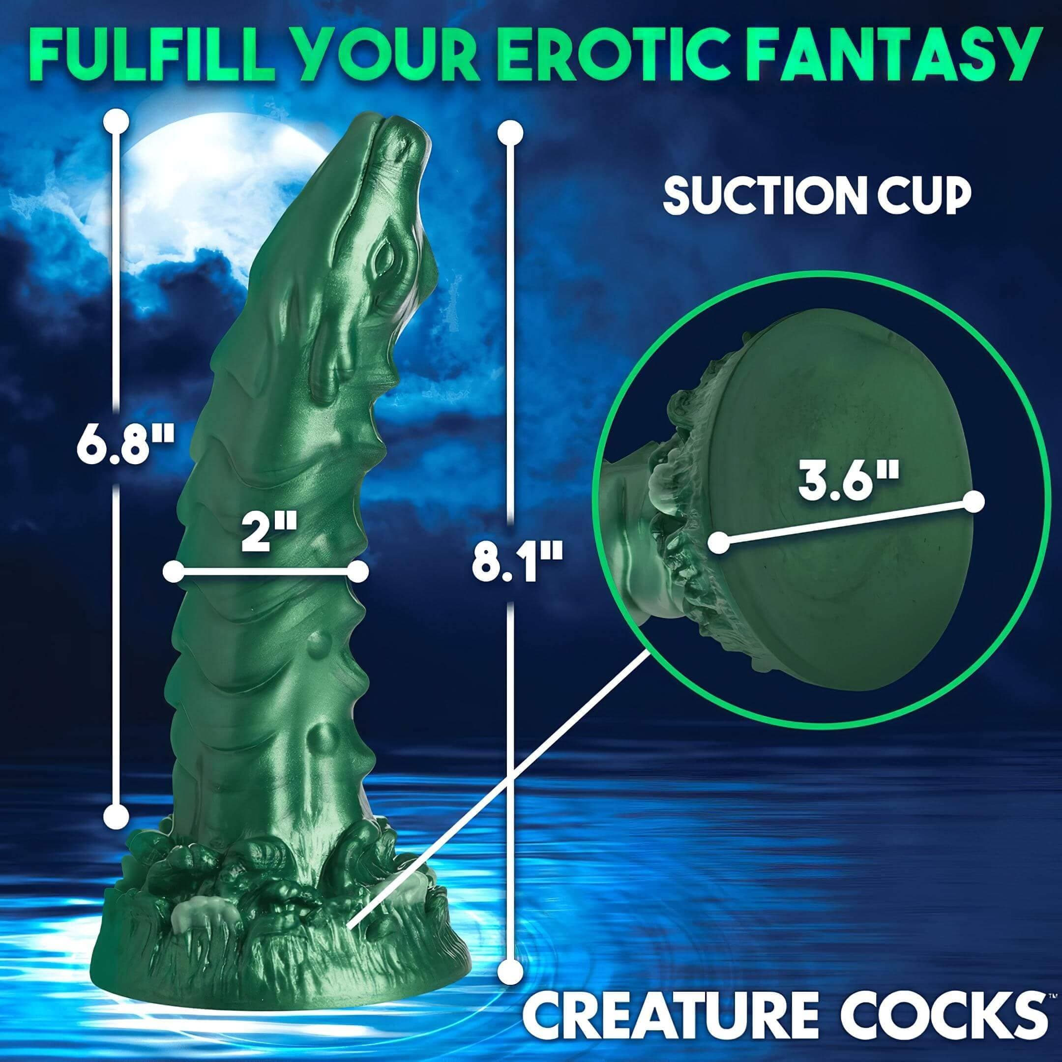 Creature Cocks Cockness Monster - szilikon dildó #7