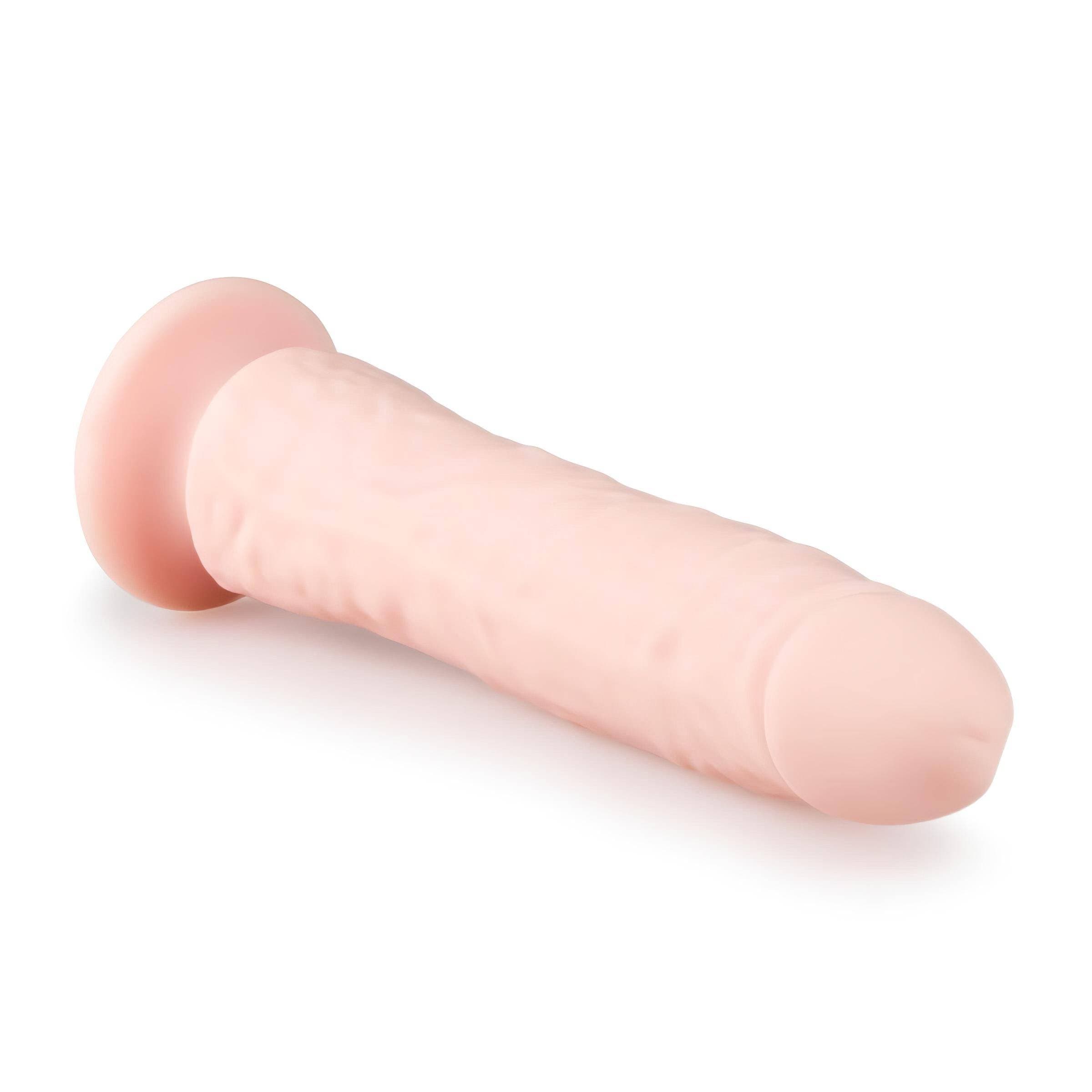 Easytoys - tapadókorongos 100% szilikon dildó (21cm) - natúr #3