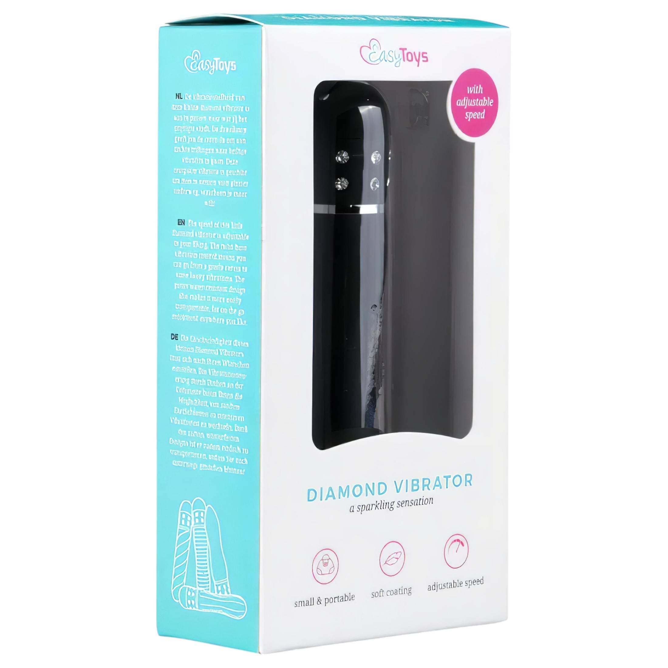 Easytoys Diamond Curved - mini rúd vibrátor #3