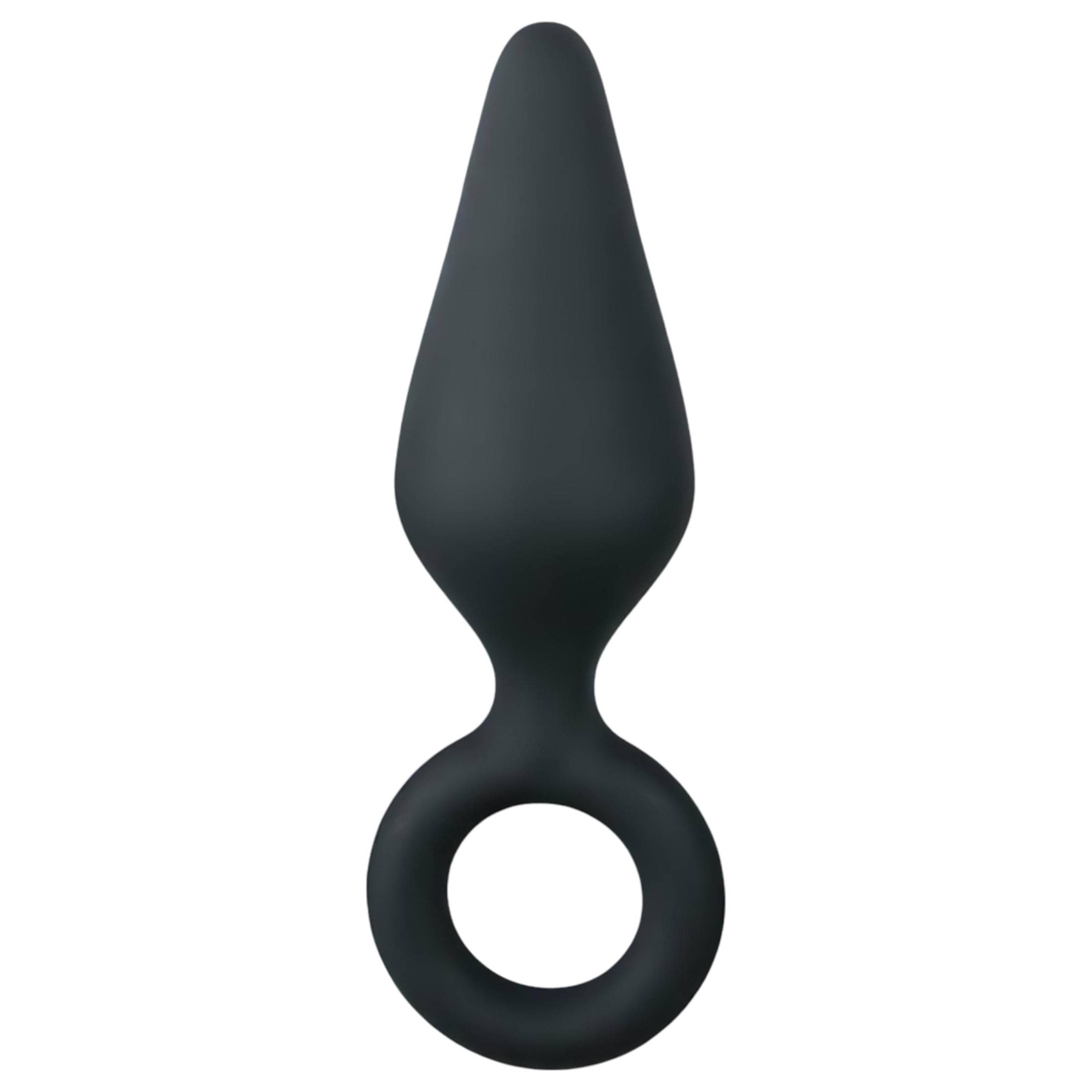 Easytoys Pointy Plug S - anál plug (fekete) - kicsi #1
