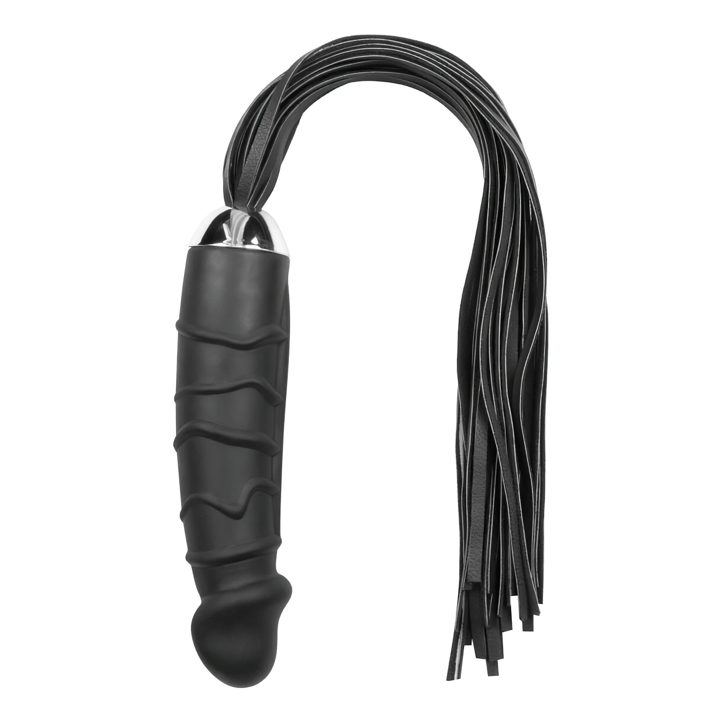 Easytoys Flogger - korbács és szilikon dildó egyben #5
