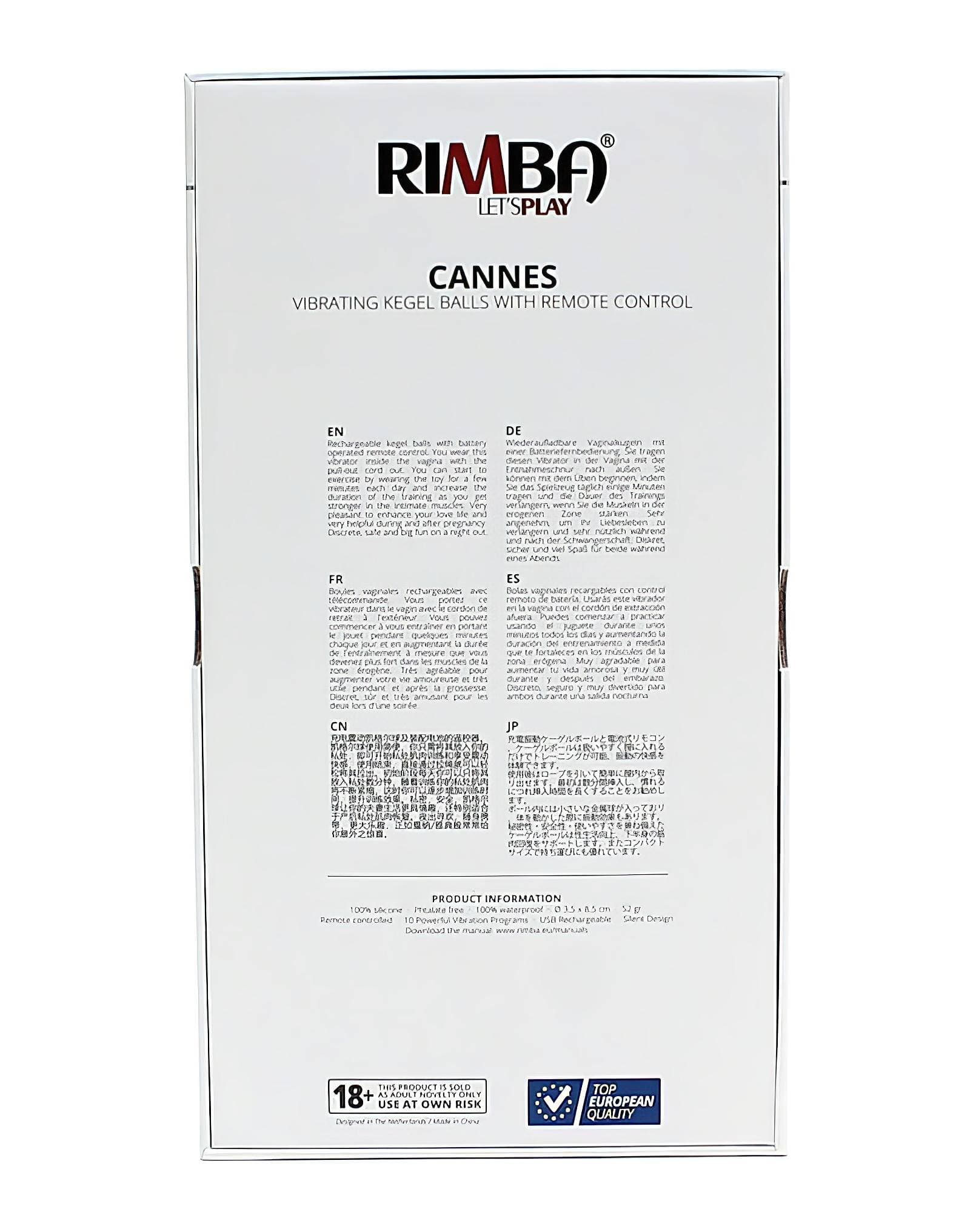 Rimba Cannes - akkus, rádiós vibrációs tojás #7