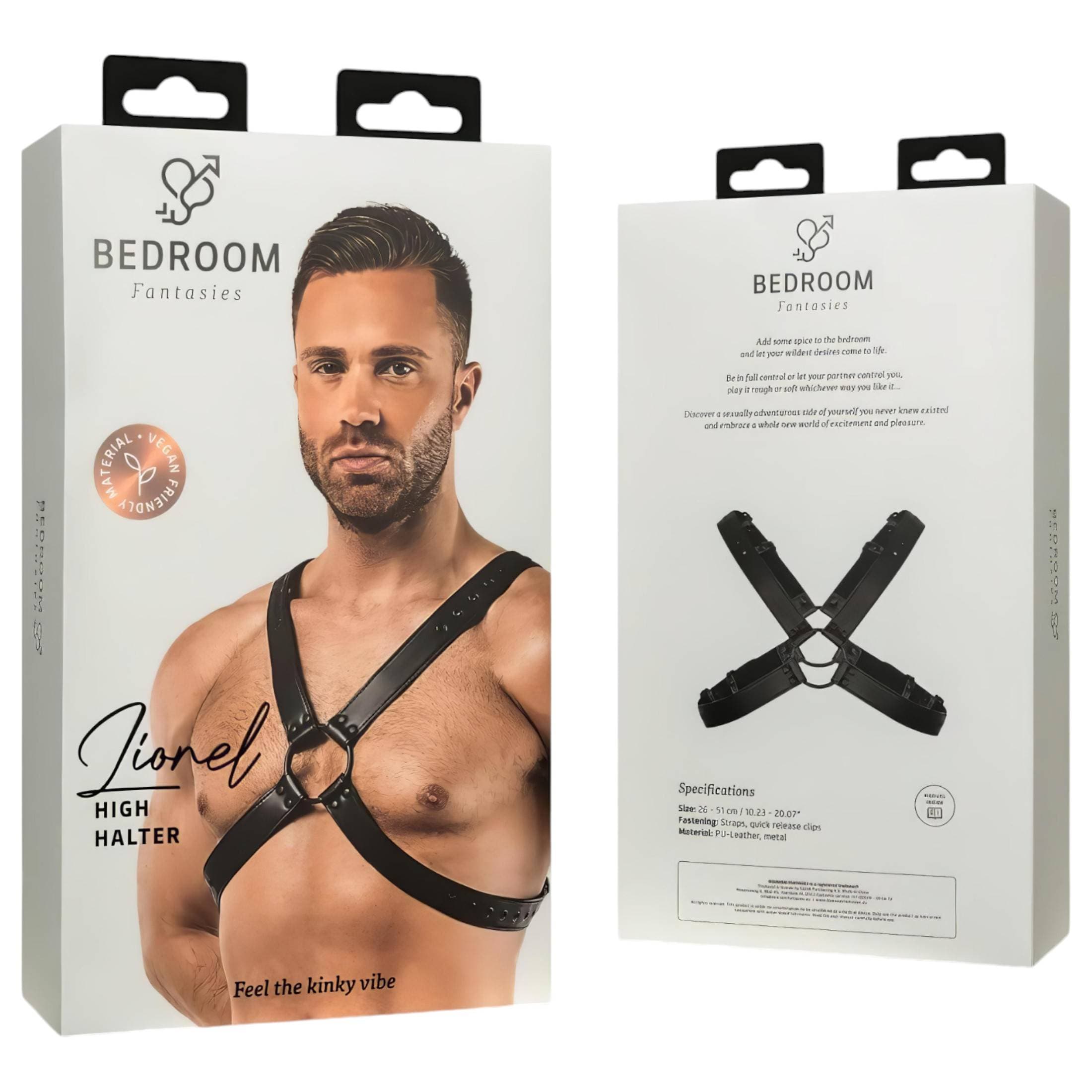 Bedroom Fantasies Lionel - testhám felső (fekete) - S-XL #4