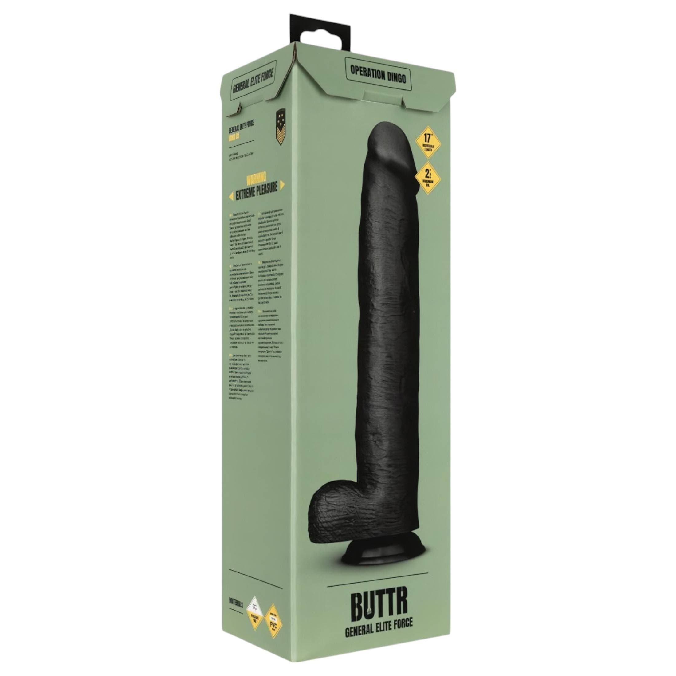 BUTTR Operation Dingo - óriás élethű dildó - 43 cm #9