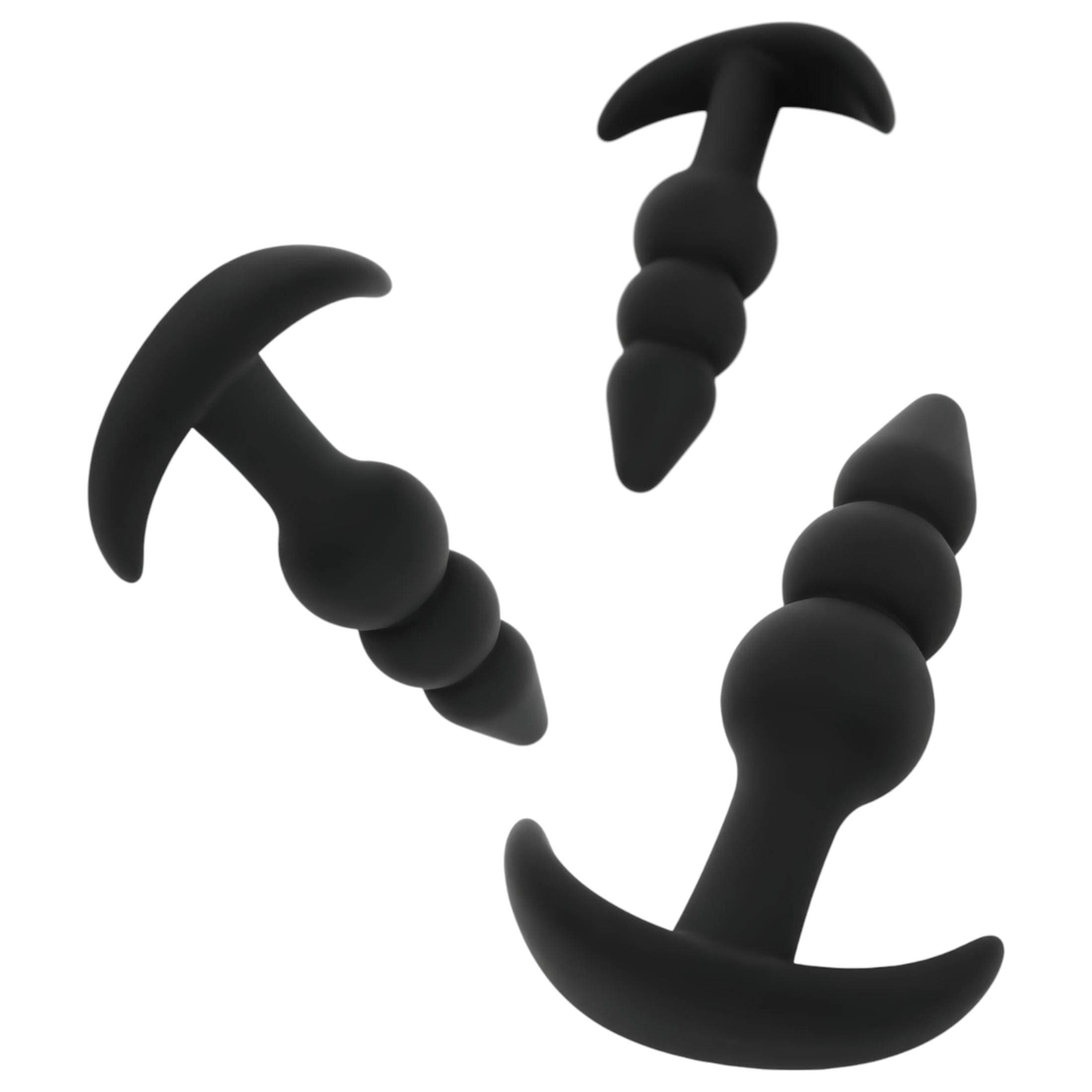 EasyToys - gömbös anál plug szett - 3 részes #2