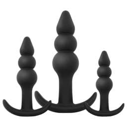 EasyToys - gömbös anál plug szett - 3 részes #1