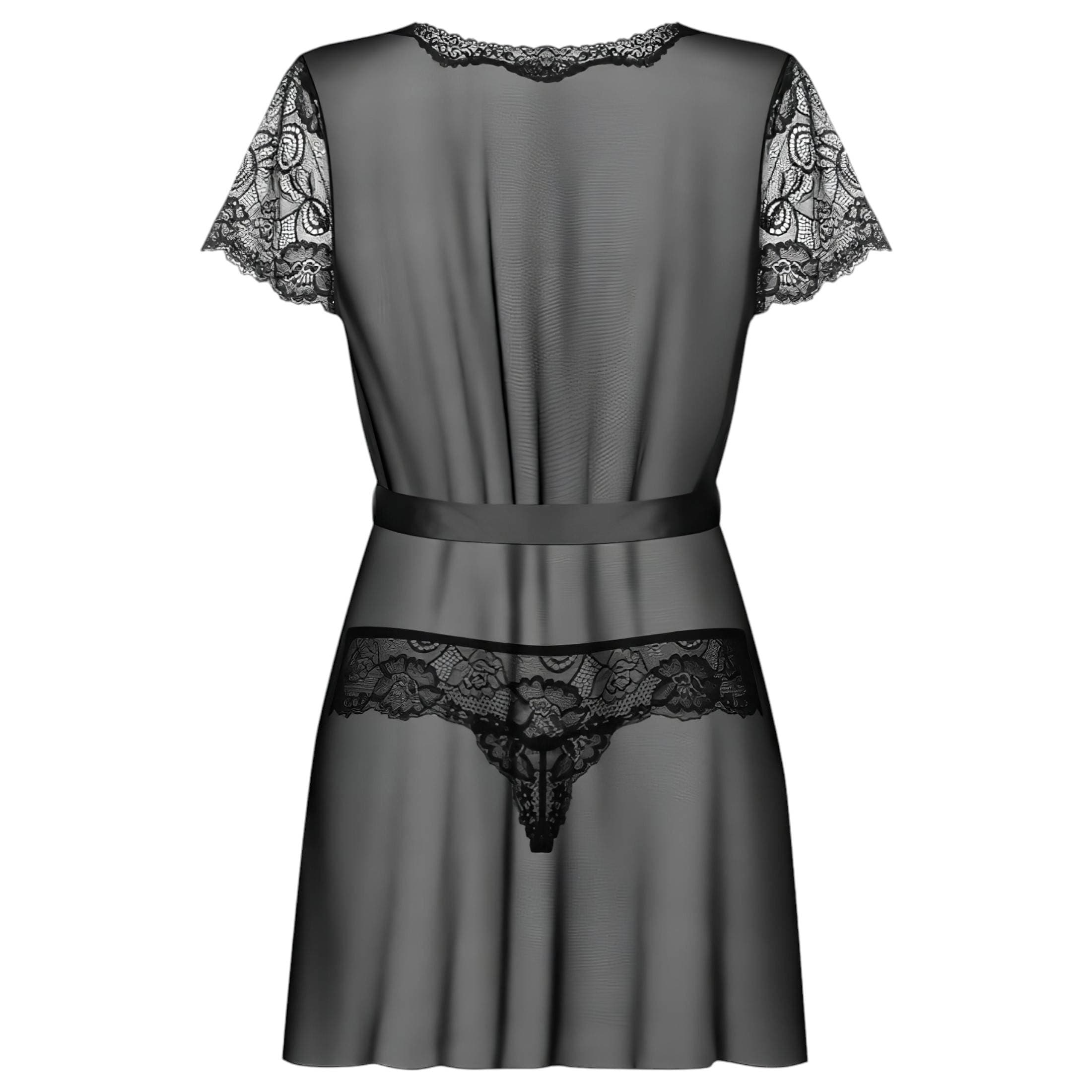 Obsessive Alluria - csipkés köntös és tanga #4