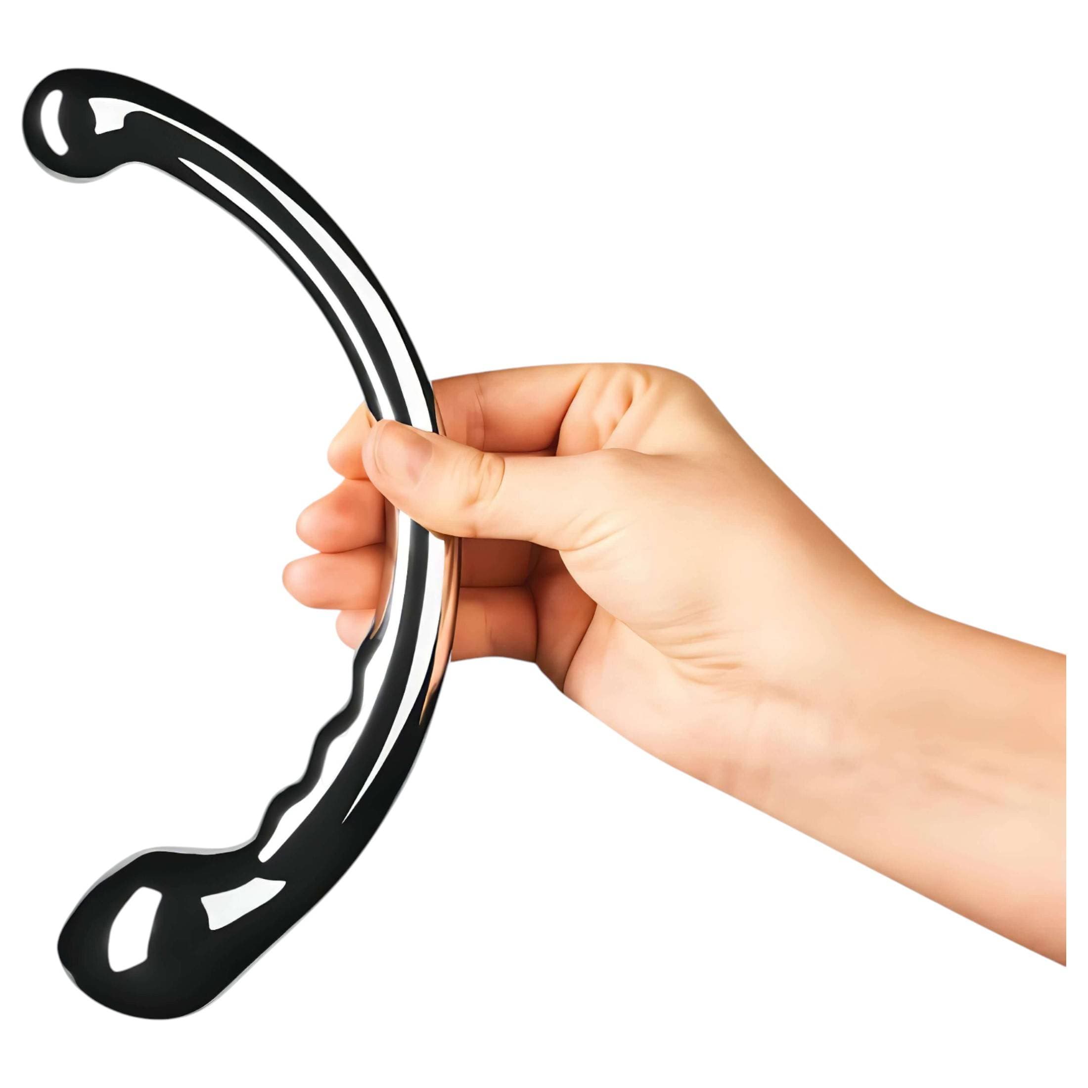 Le Wand - kétvégű rozsdamentes acél dildó #3