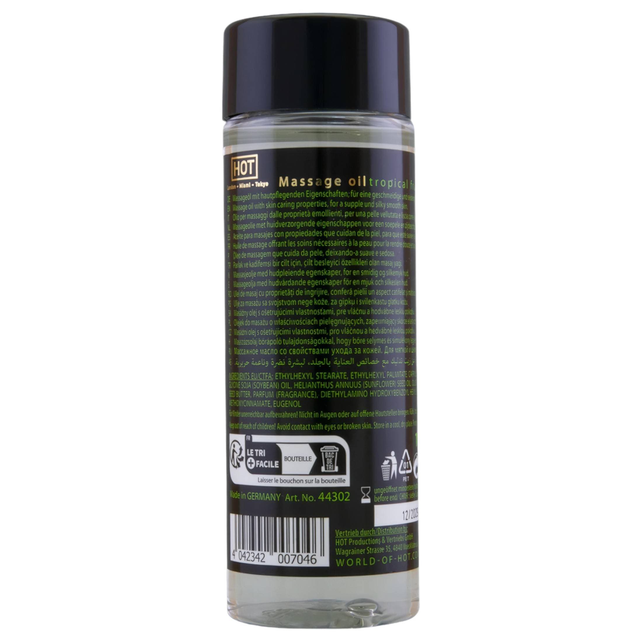 HOT bőrápoló masszázsolaj - trópusi gyümölcs #2