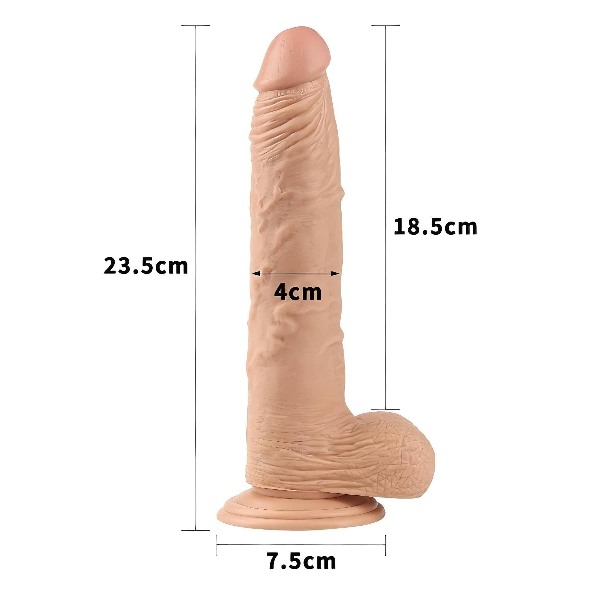 Lovetoy Real Extreme - tapadókorongos dildó - 24cm #2